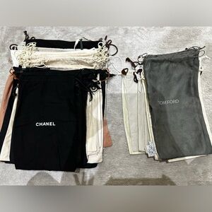 Lot of luxury dust bags
